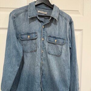 Outerknown Blueprint Denim Shirt | Size Large